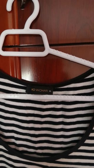 Camiseta sin mangas a rayas YO WOMAN Talla XL