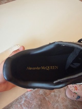 Alexander McQueen Hombre Negro
