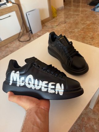 Alexander McQueen Hombre Negro
