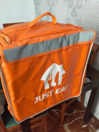 Mochila térmica Just Eat naranja