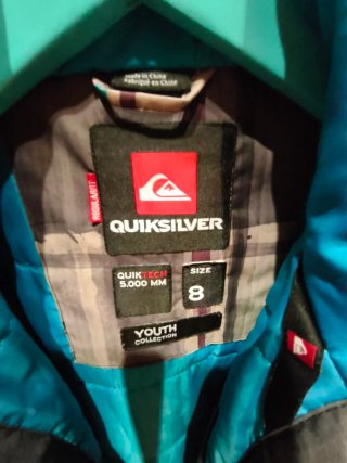 Chaqueta Quiksilver Invierno Niño Talla 8