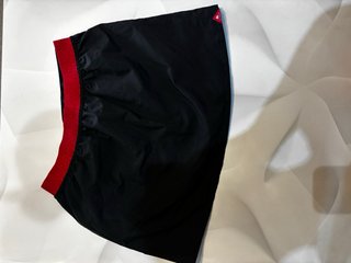 Falda pantalón mujer negra y rosa