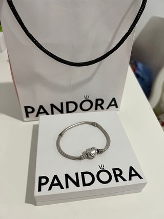 Pulsera Pandora Corazón Plata