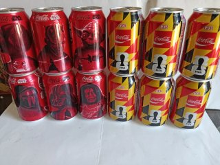 Coppie di lattine commemorative GER Mondiali e Star Wars