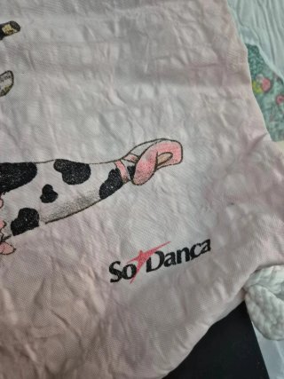 Sacca danza So Danca con stampa mucca ballerina