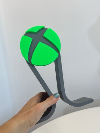 Soporte Auriculares Gamer Xbox Gris / Verde