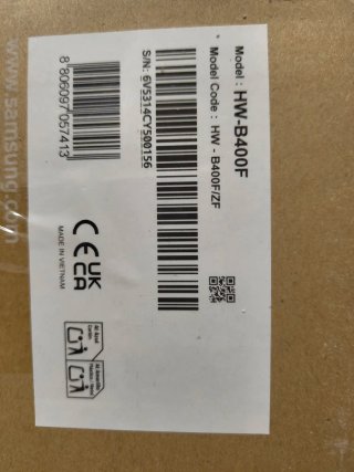 Barra de Sonido Samsung HW-B400F/ZF