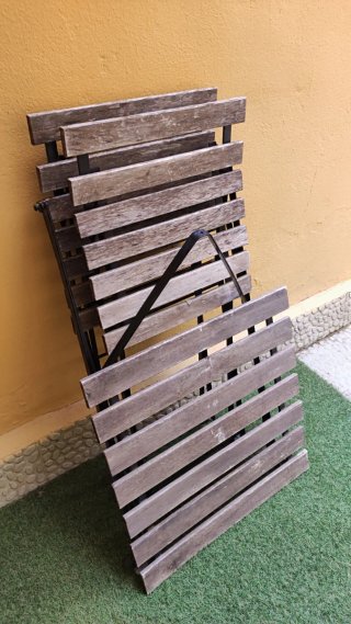 Mesa y 2 Sillas Terraza Ikea