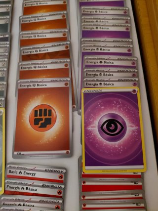 Lote de Cartas Pokémon Energía Básica