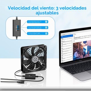 Ventilador USB ELUTENG 140mm 5V