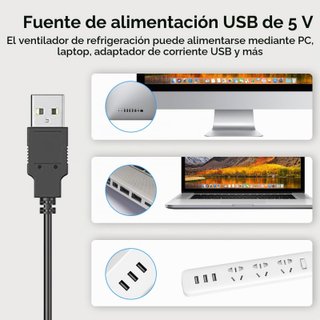 Ventilador USB ELUTENG 140mm 5V