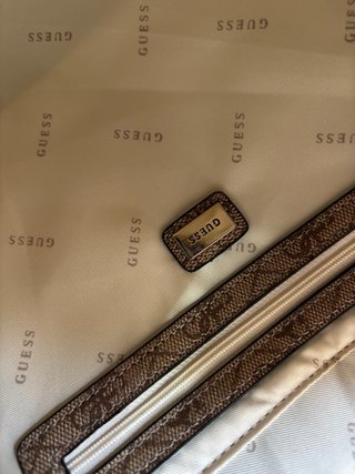 Mala Shopper Guess Bege/Castanho