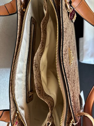 Mala Shopper Guess Bege/Castanho