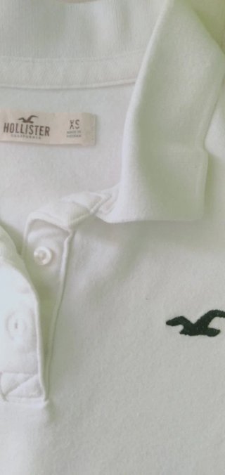 Camiseta Hollister Blanca