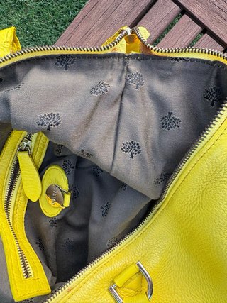 Bolso Tote Amarillo Gran Capacidad