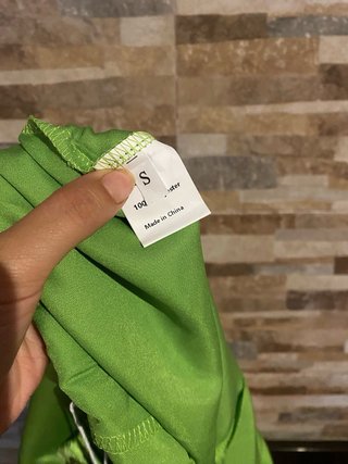 Pantalones verdes campana | Talla S | Nuevo