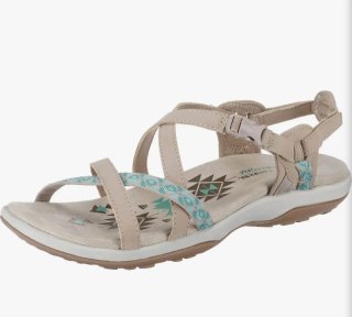 Sandalias Skechers Beige Multicolor.