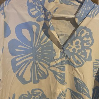 Conjunto floral azul y blanco | Talla XS | Nuevo