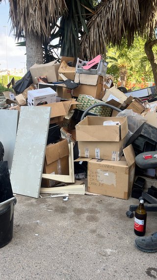 Retirada de escombros, Limpieza y vaciados