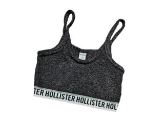 Top pelo Hollister gris talla m