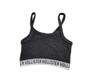 Top pelo Hollister gris talla m