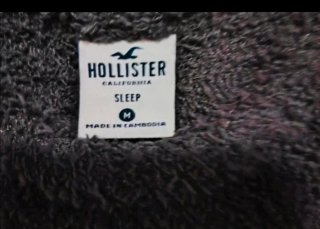 Top pelo Hollister gris talla m