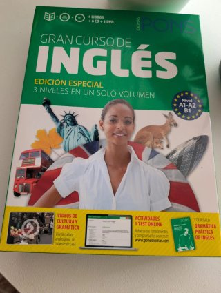 Curso Inglés 2 PONS Libros y CDs