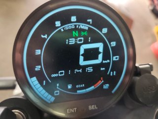 Moto Keeway 125 Negra