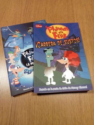 Pack de libros de Disney - "Phineas y Ferb"