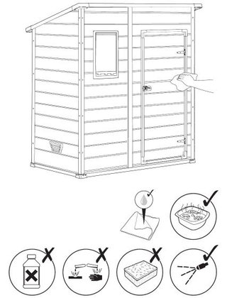 Caseta Jardín Resina 2.03 m2