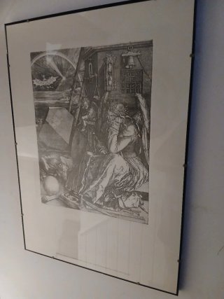 Stampa Melencolia I di Dürer
