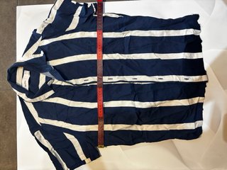 Camisa Bershka Rayas Azul y Blanco Talla XS