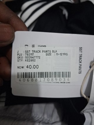 Pantalones Adidas negros
