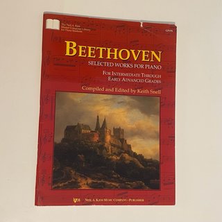 Lote Libros de Partituras Beethoven y Bach