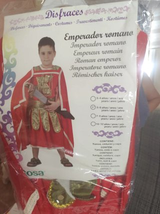 Disfraz Emperador Romano Talla 5-6 años
