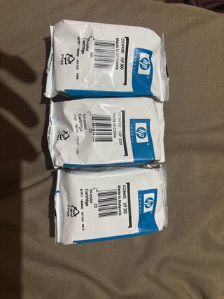 3 Cartuchos HP 300 Tricolor CC643E Nuevos