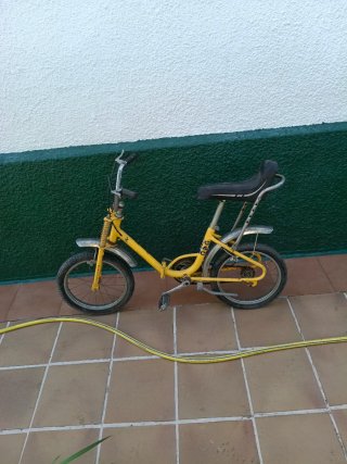 Bicicleta Gac Motoretta Infantil Amarilla