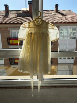Vestido de bautizo niña, 5 meses
