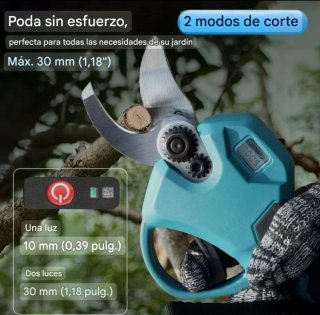 Tijeras Eléctricas Inalámbricas (2 Baterías)