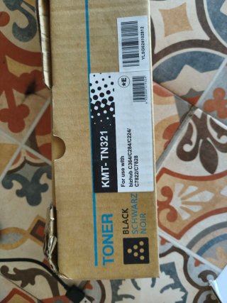 Tóner Negro KMT-TN321 (Bizhub C224 / C284 / C364)