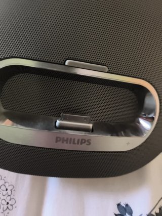 Altavoz Philips iPod Gris y Blanco