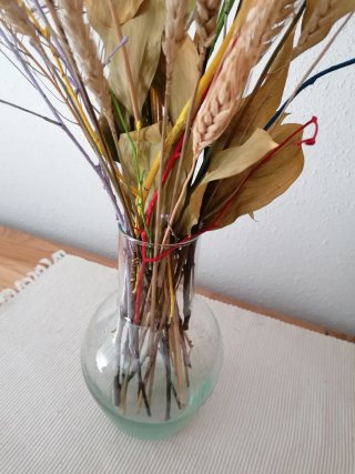 JARRÓN CRISTAL + REGALO