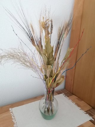 JARRÓN CRISTAL + REGALO