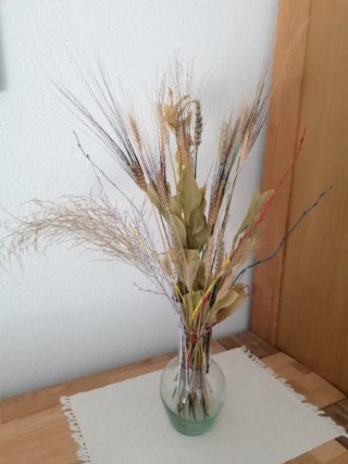 JARRÓN CRISTAL + REGALO