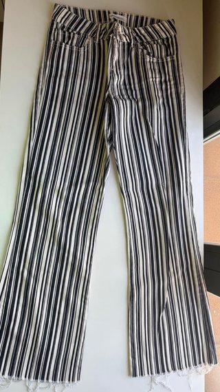 Pantalones campana rayas Brownie
