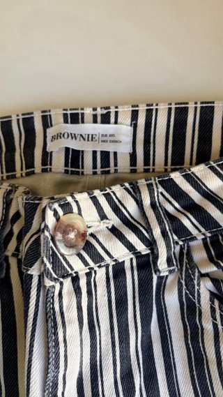 Pantalones campana rayas Brownie