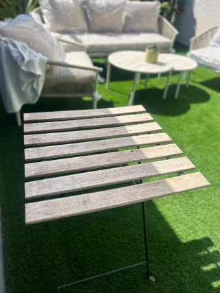 Conjunto mesa y 2 sillas jardín. Sanlúcar de Bda.