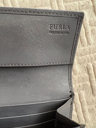 Monedero Furla Gris