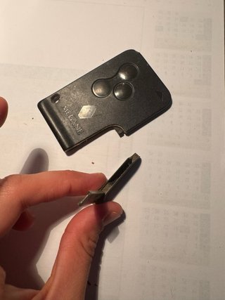 Llave tarjeta renault megane