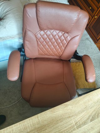 Silla de Oficina Elegante Marrón